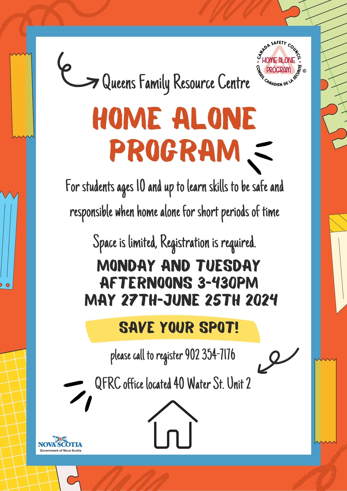 Queens Home Alone Program May & June, 2024